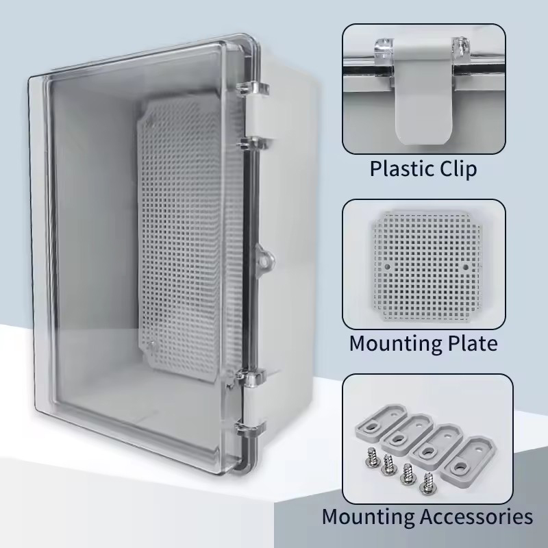 Outdoor Power Junction Box - IP66 Elektrik Plastik Kutusu ABS Güç