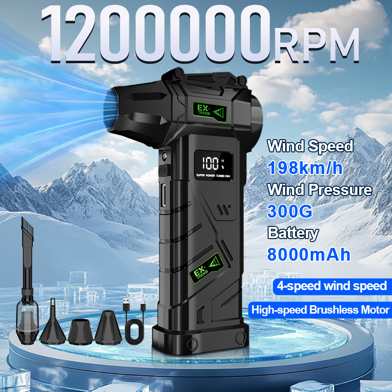 Outdoor Power Vacuum - 2'si 1 Arada Üfleme ve Vakumlu