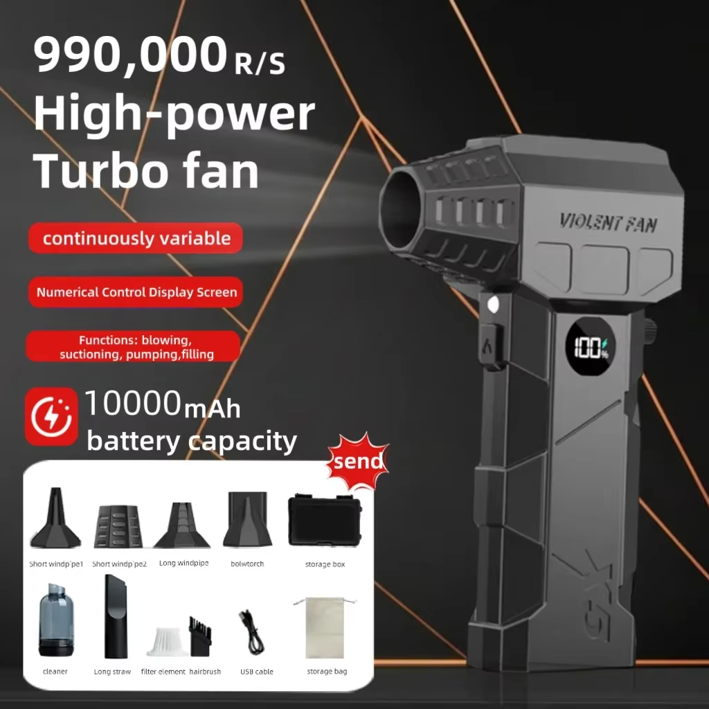 Outdoor Power Vacuum - X5 turboşarjlı fan 99.000 rpm motor