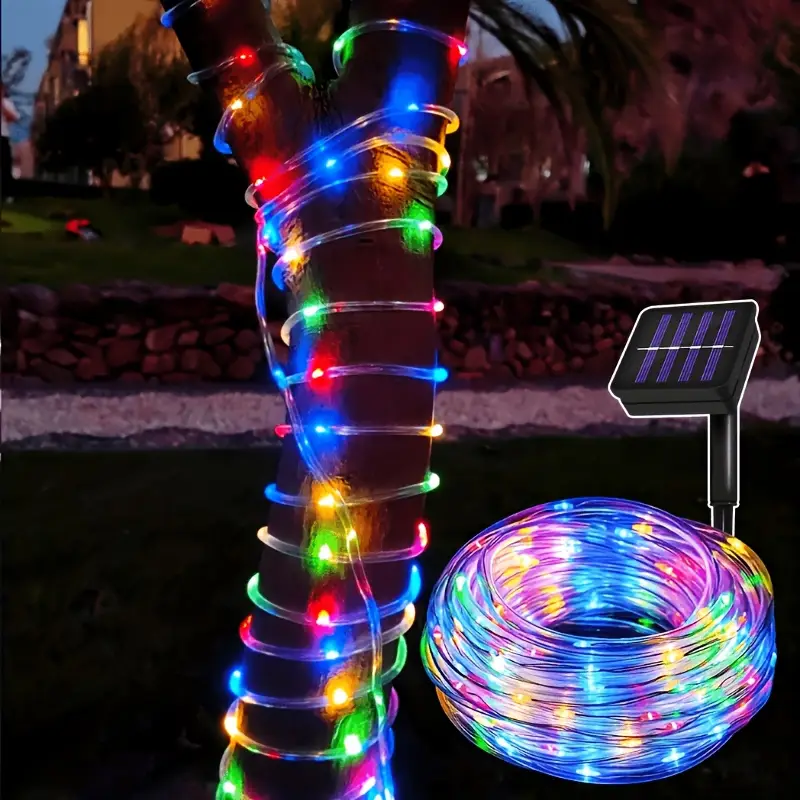 Outdoor Power For Christmas Lights - Güneş Enerjili LED Tüpler Dış Mekan
