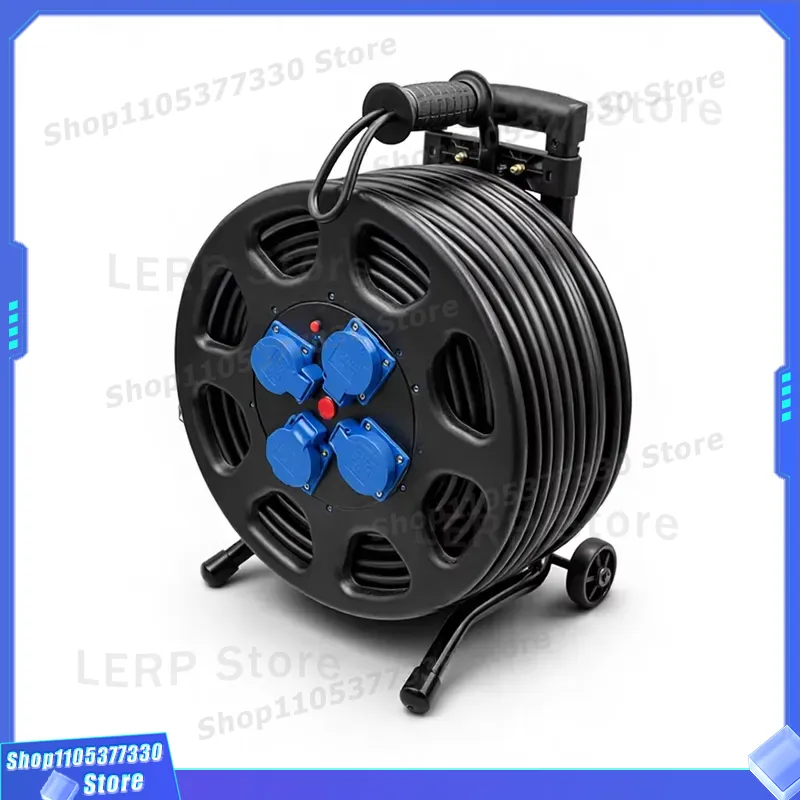 Outdoor Power Reel - 50m Ağır Hizmet Tipi Uzatma Kablosu