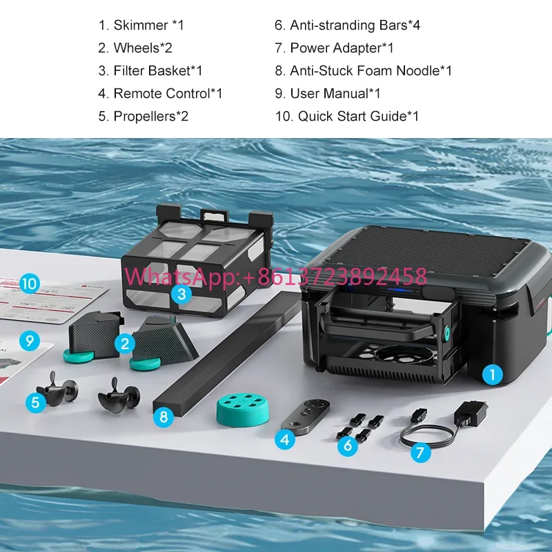 Outdoor Power Vacuum - Havuz Yüzey Robotu Temizleyici Otomatik Yaprak