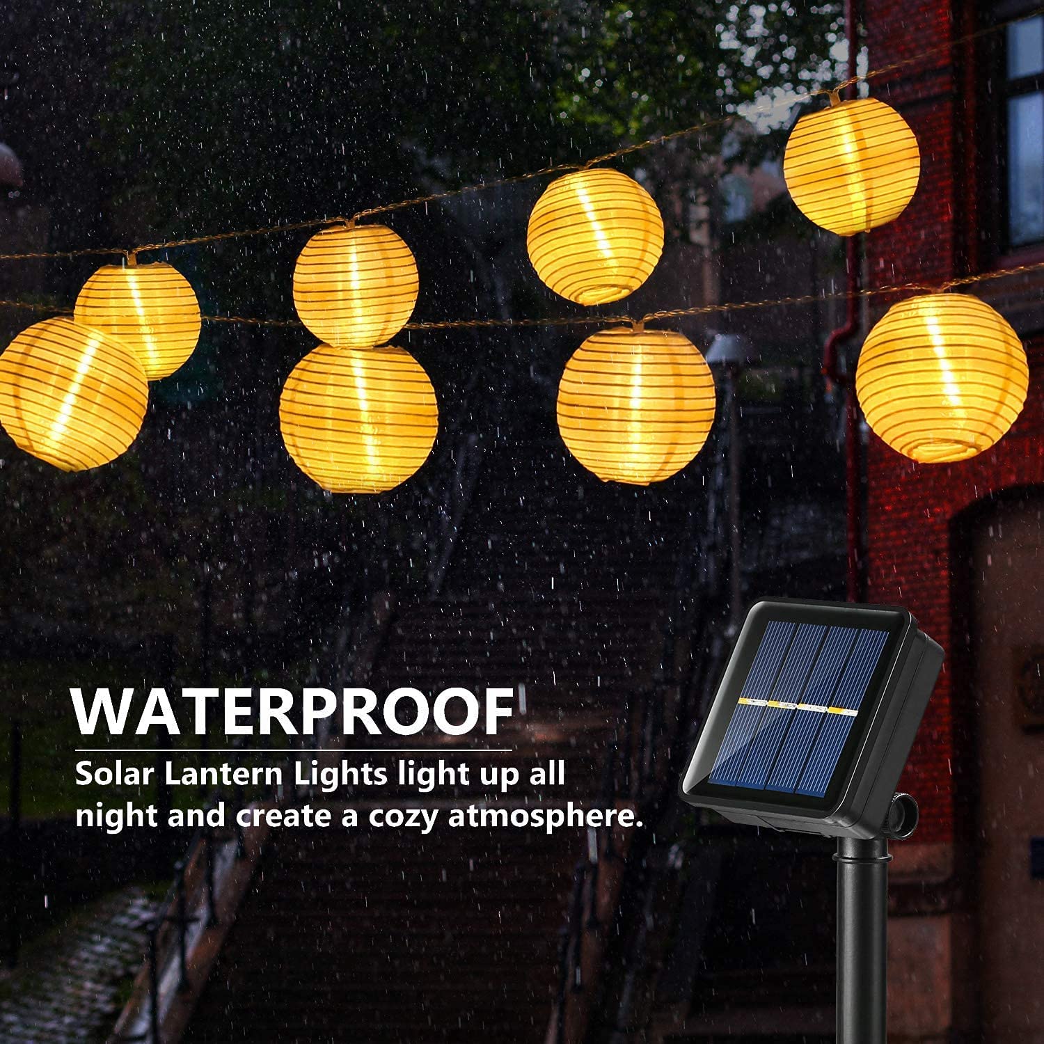 Su geçirmez fener güneş String - Outdoor Power For Christmas Lights incelemesi ve fiyatı