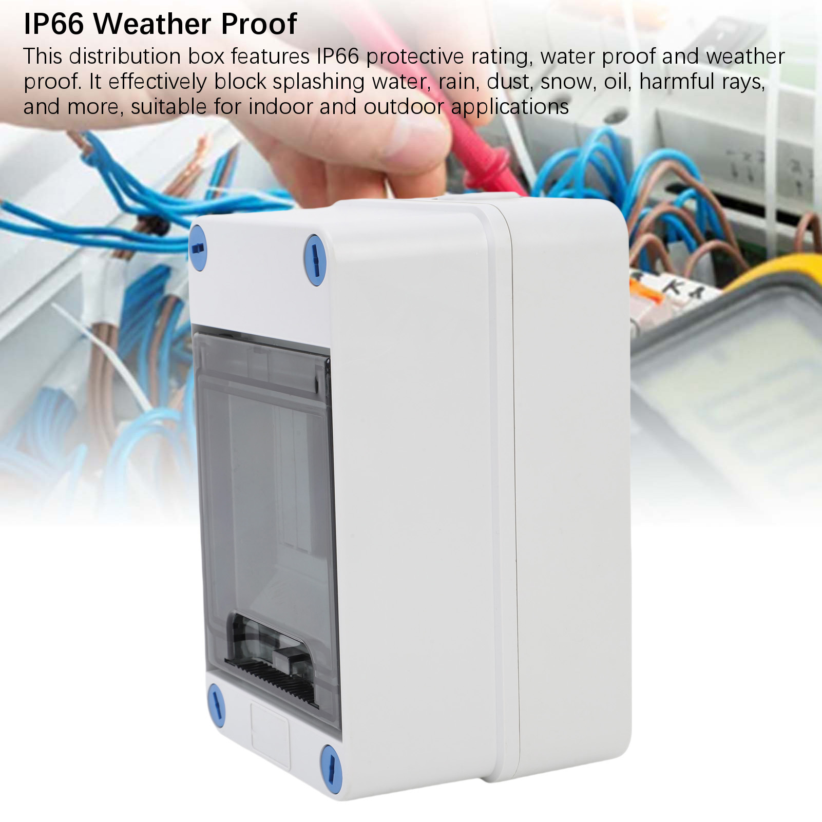 4 Yollu Dağıtım Kutusu IP66 Su - Outdoor Power Junction Box incelemesi ve fiyatı
