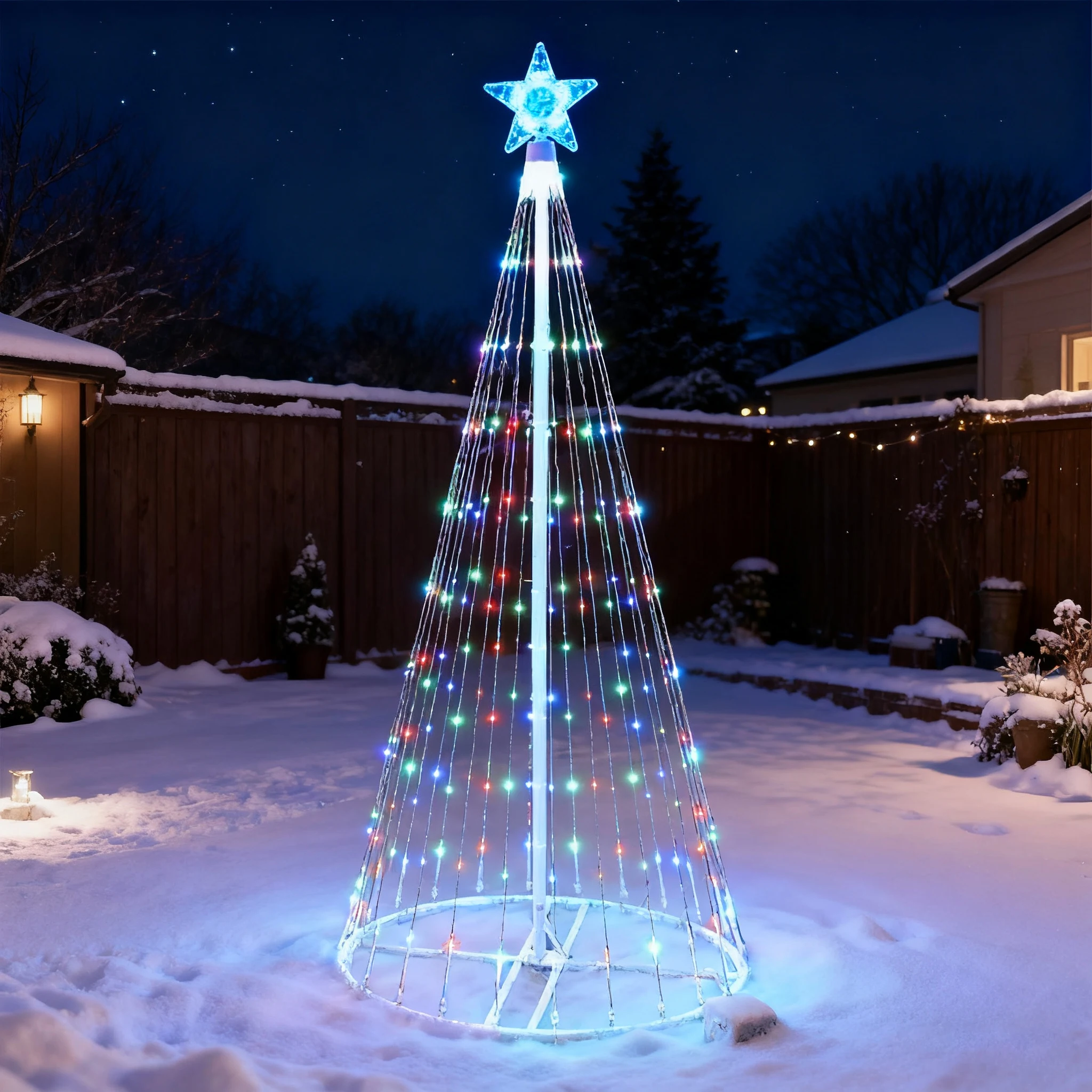 Güneş Enerjili LED Şelale Işık - Outdoor Power For Christmas Lights incelemesi ve fiyatı