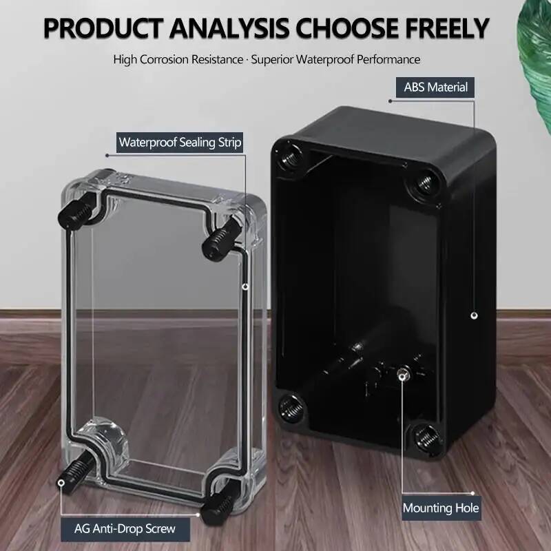 2 adet şeffaf kapak su geçirme - Outdoor Power Junction Box incelemesi ve fiyatı