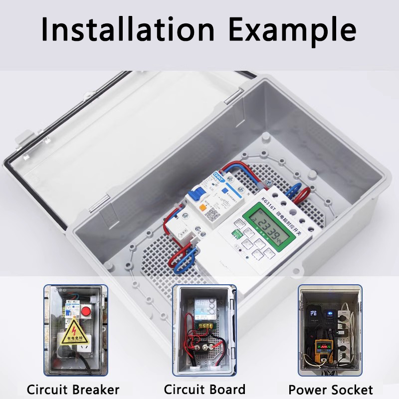 IP66 Su Geçirmez Gri/Şeffaf Ka - Outdoor Power Junction Box incelemesi ve fiyatı