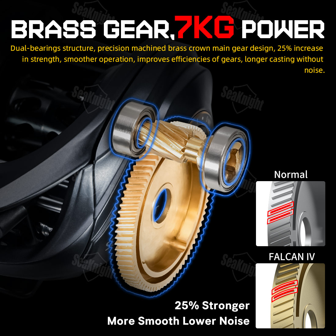 SeaKnight Marka FALCAN IV DC 8 - Outdoor Power Reel incelemesi ve fiyatı