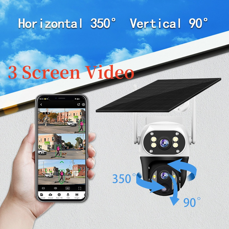 4G WiFi Güneş Enerjili CCTV Ka - Outdoor Power G Motion incelemesi ve fiyatı