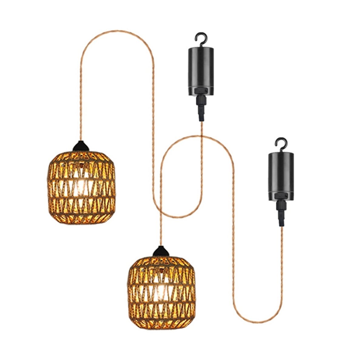 ABZJ 2 adet Pil Güçlü Sarkıt L - Outdoor Power For Gazebo incelemesi ve fiyatı
