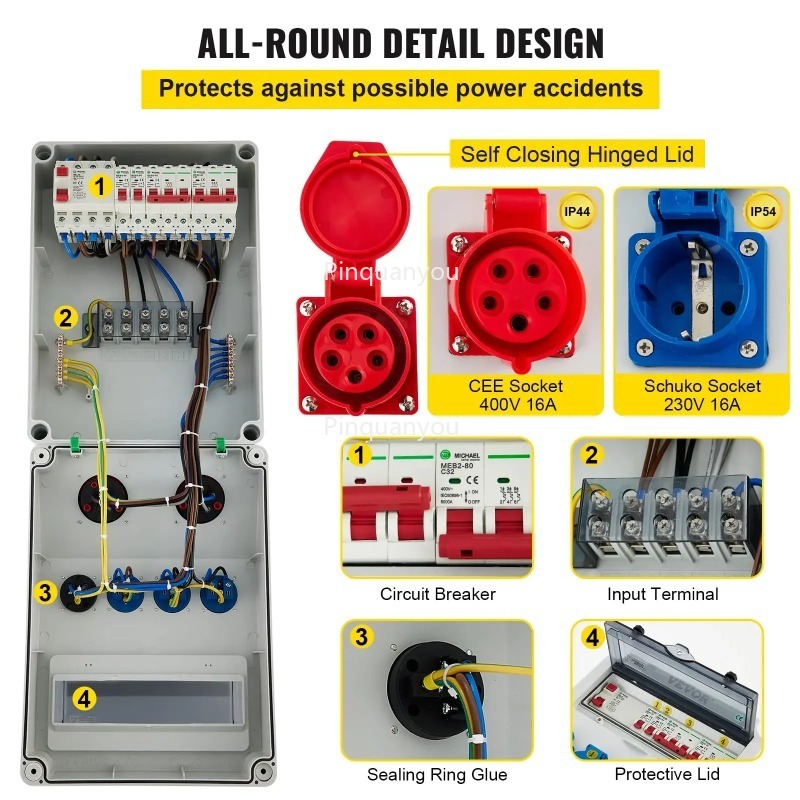 Soketler 1x Adaptör Soketi, Da - Outdoor Power Distributors incelemesi ve fiyatı