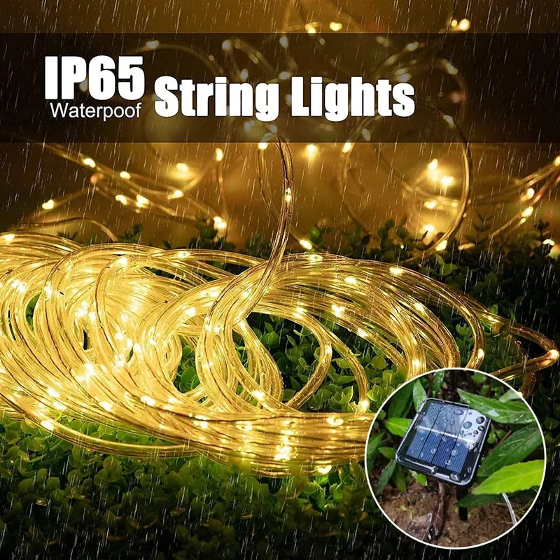 LED Güneş Şerit Halat Tüp Peri - Outdoor Power For Christmas Lights incelemesi ve fiyatı