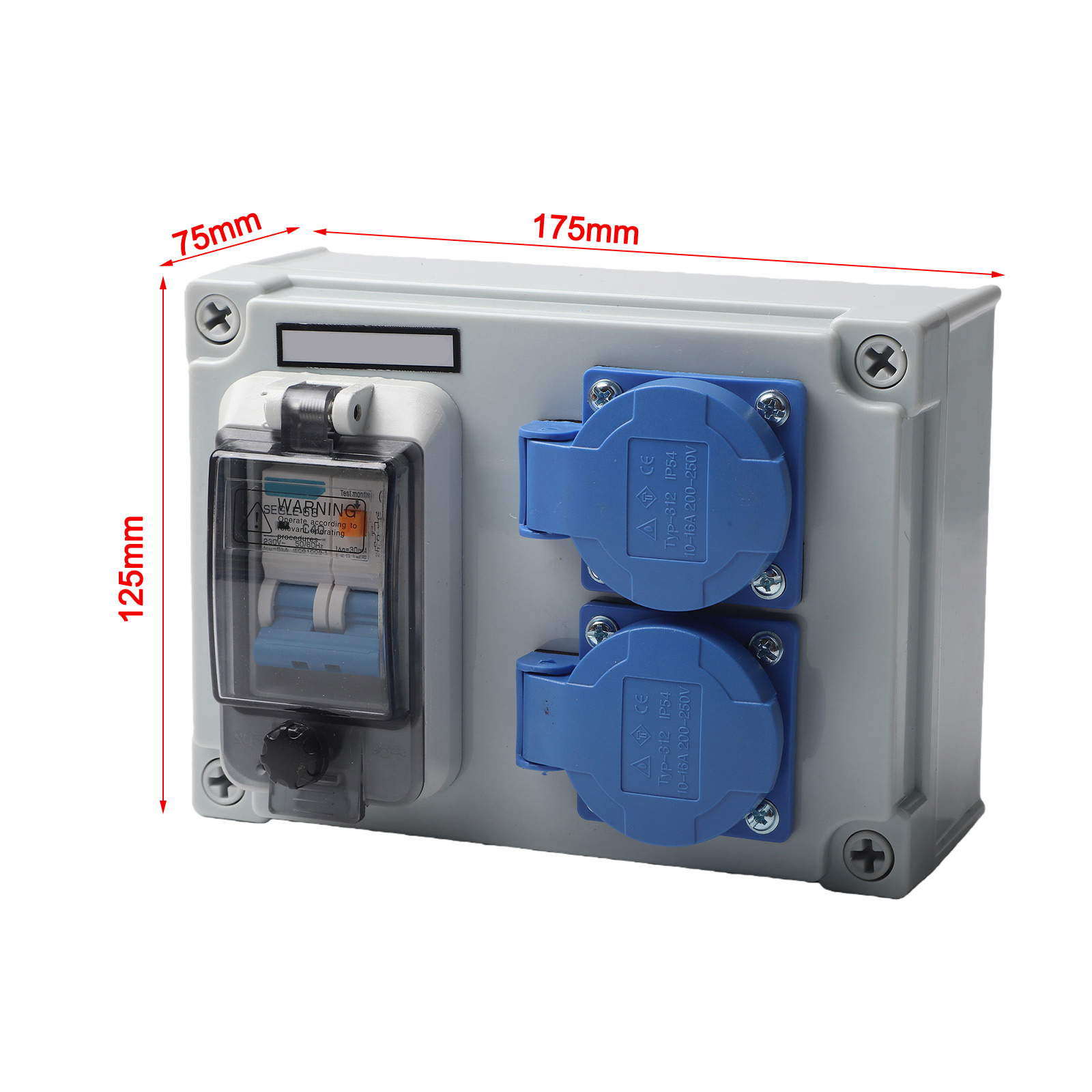 IP54 Duvar Tipi Dağıtıcı 2 Pin - Outdoor Power Distributors incelemesi ve fiyatı