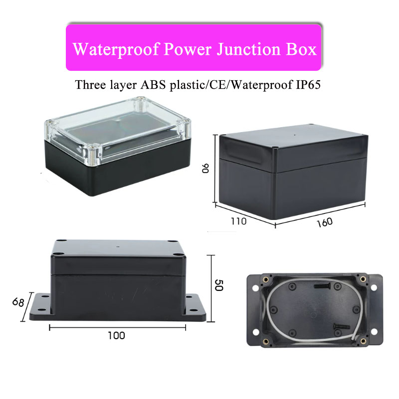 ABS Plastik Siyah Üçlü Su Geçi - Outdoor Power Junction Box incelemesi ve fiyatı