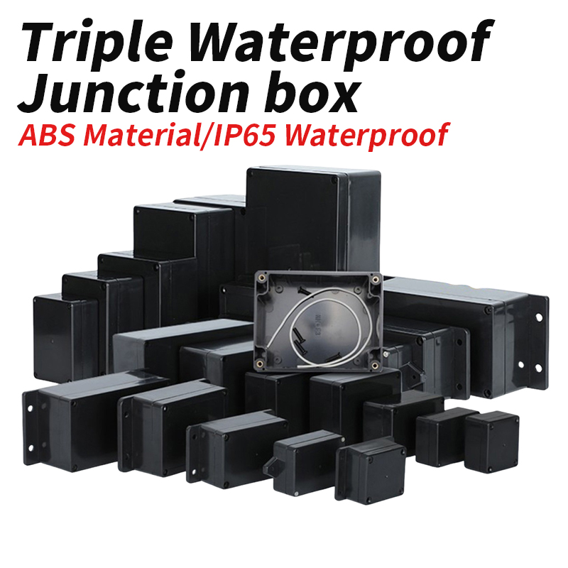 ABS Plastik Siyah Üçlü Su Geçi - Outdoor Power Junction Box incelemesi ve fiyatı