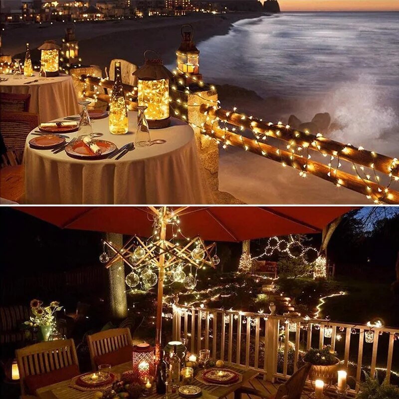 100 LED güneş peri su geçirmez - Outdoor Power For Christmas Lights incelemesi ve fiyatı