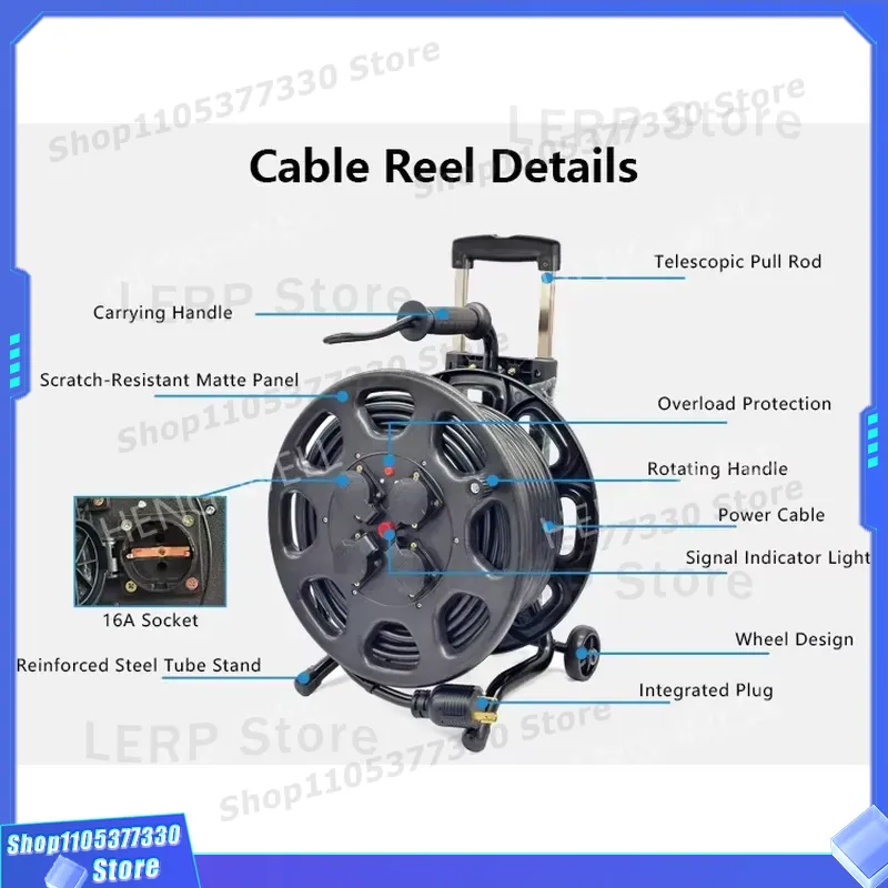 25m Ağır Hizmet Tipi Uzatma Ka - Outdoor Power Reel incelemesi ve fiyatı