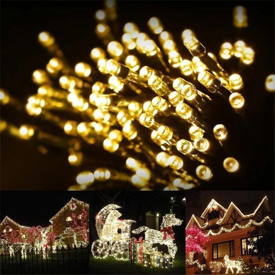 32 m 22 m 8 Modları LED Güneş  - Outdoor Power For Christmas Lights incelemesi ve fiyatı