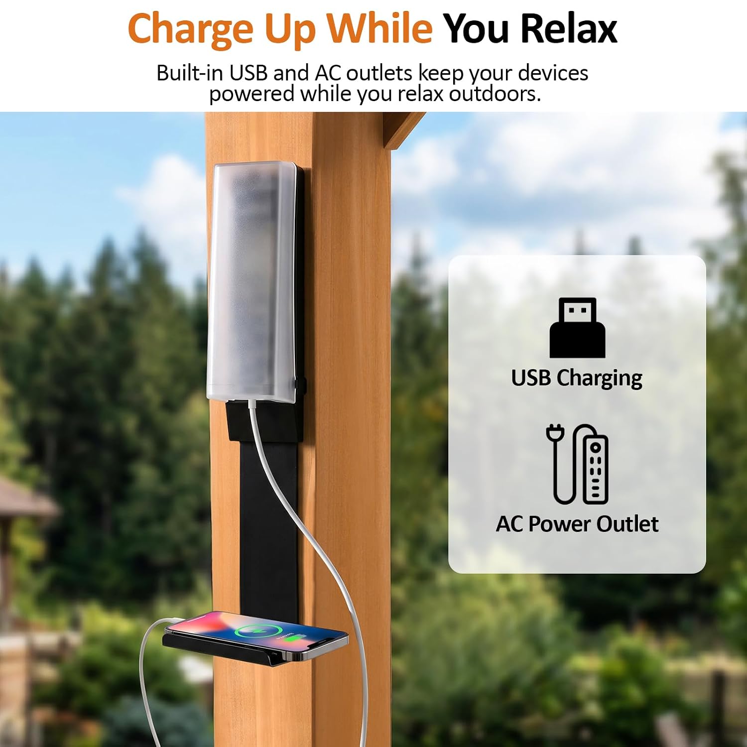 Sedir Ağacı Izgara Çardağı 6x8 - Outdoor Power For Gazebo incelemesi ve fiyatı